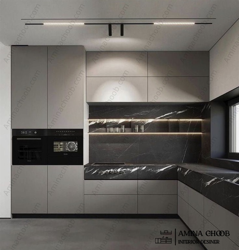 کابینت هایگلاس مات