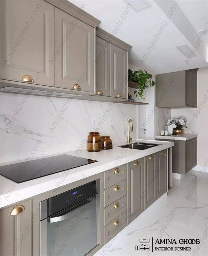 کابینت نئوکلاسیک نسکافه ای