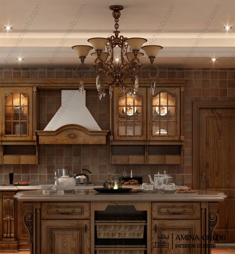 کابینت تمام چوب