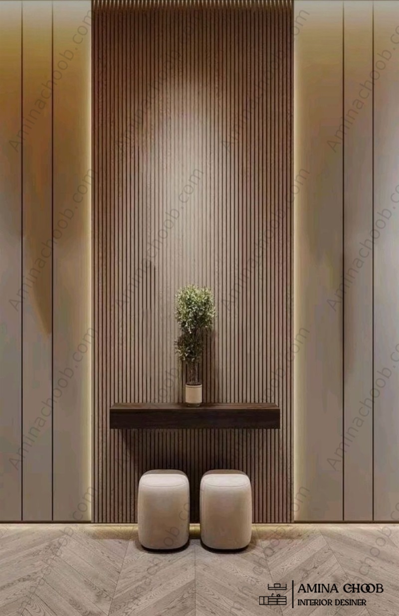 دیوارکوب و لمسه کاری